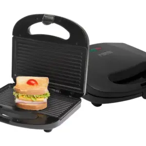 Sanduicheira Fama (Britânia) Preta Antiaderente 750W FGR01 Sanduicheira Fama (Britânia) Preta Antiaderente 750W FGR01