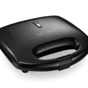 Sanduicheira Grill 2 em 1 Elgin Brunch Time Antiaderente Preta 800W 220V Sanduicheira Grill 2 em 1 Elgin Brunch Time Antiaderente Preta 800W 220V