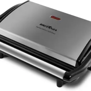 Sanduicheira/Grill Britânia Press 2 em 1 Prata Antiaderente 850W 220V BGR27I Sanduicheira/Grill Britânia Press 2 em 1 Prata Antiaderente 850W 220V BGR27I