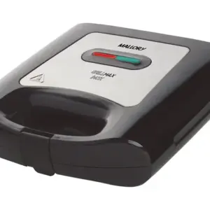 Sanduicheira Mallory Grill Max Preto e Inox Antiaderente 750W Sanduicheira Mallory Grill Max Preto e Inox Antiaderente 750W