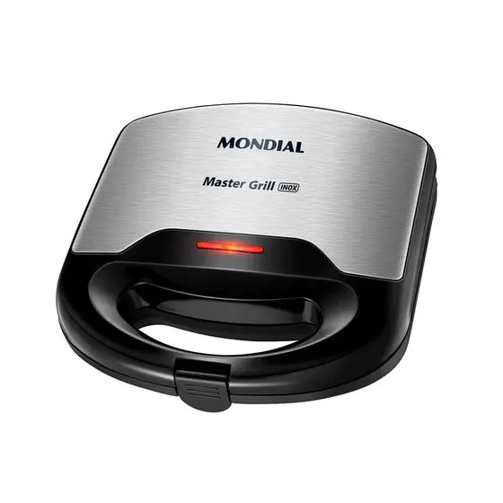 Sanduicheira Master Grill Mondial Inox 750W 127V S-20