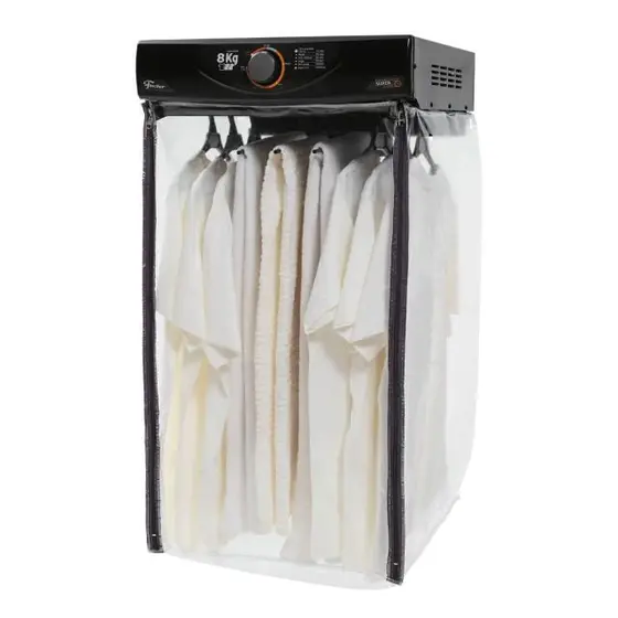 Secadora de Roupas de Parede Fischer Super Ciclo 8kg com Timer Contínuo Preto 127V