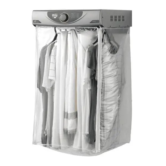 Secadora de Roupas de Parede Fischer Super Ciclo 8kg com Timer Contínuo Preto 220V