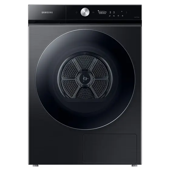 Secadora de Roupas Elétrica Samsung Bespoke AI Laundry Heatpump 20kg Preta DV20B9750CV/AZ