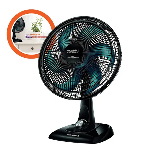 Ventilador de Coluna Mondial Silencioso Anti Ruído 220V VSP40