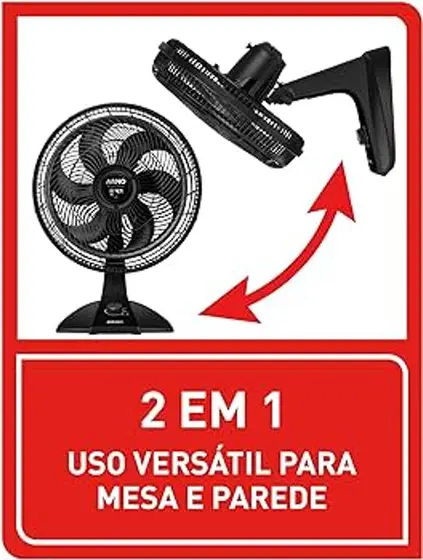 Ventilador de Mesa Arno VF42