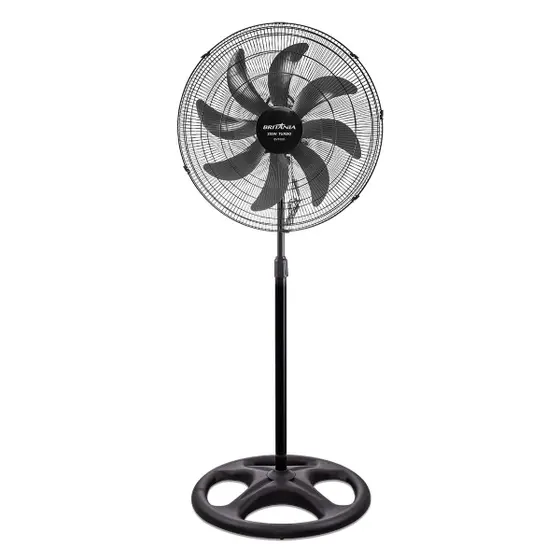 Ventilador de Coluna Britânia Maxx Force 60cm 8 Pás Preto 215W 220V BVT650