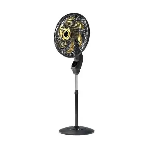 Ventilador de Coluna Mallory Chronos Preto/Dourado 220V