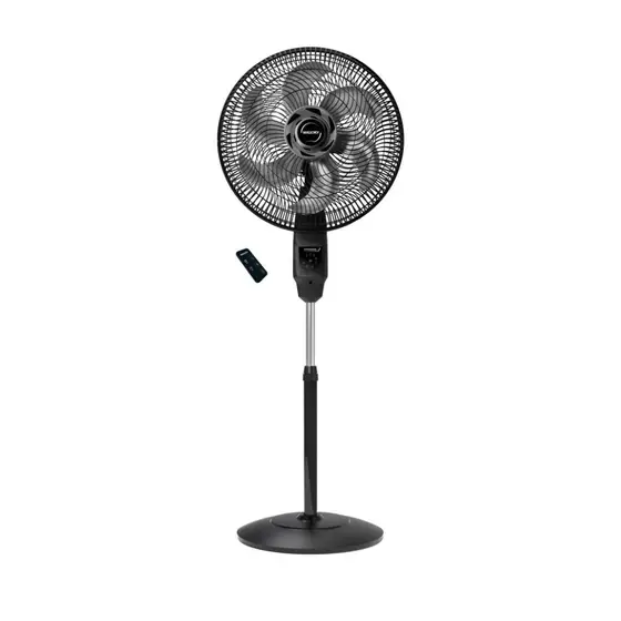 Ventilador de Coluna Mallory Chronos 40cm com Controle Remoto Preto/Cinza 127V