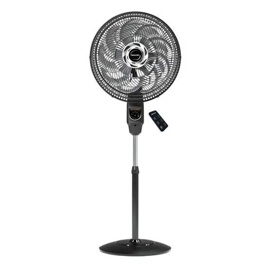 Ventilador de Coluna Mallory Max Control 15 Pás com Controle Remoto Preto/Grafite 127V