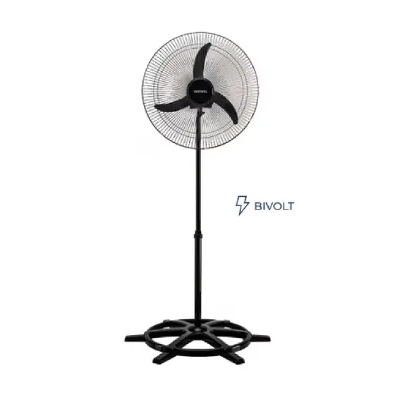 Ventilador de Coluna Ventisol Oscilante 60cm 3 Pás Preto Bivolt