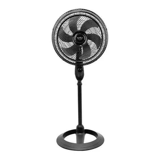 Ventilador de Coluna Britânia 40cm 6 Pás Preto 160W 127V BVT450