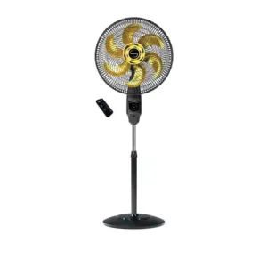 Ventilador de Coluna Mallory Chronos 40cm com Controle Remoto Preto/Dourado 127V Ventilador de Coluna Mallory Chronos 40cm com Controle Remoto Preto/Dourado 127V