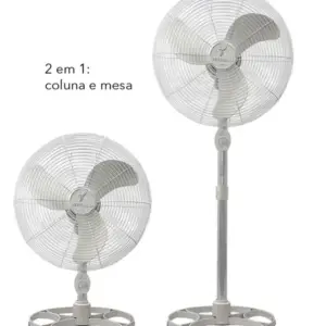Ventilador de Coluna Ventisilva 2 em 1 Mesa e Coluna 50cm Grade Epóxi Branca VENTI50CB Ventilador de Coluna Ventisilva 2 em 1 Mesa e Coluna 50cm Grade Epóxi Branca VENTI50CB