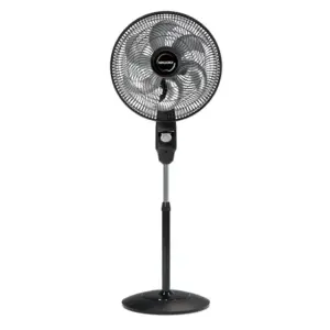Ventilador de Coluna Mallory Éolo 40cm 6 Pás Preto/Grafite 126W