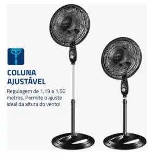 Ventilador de Coluna Mondial 40cm 110V VSP40C Ventilador de Coluna Mondial 40cm 110V VSP40C