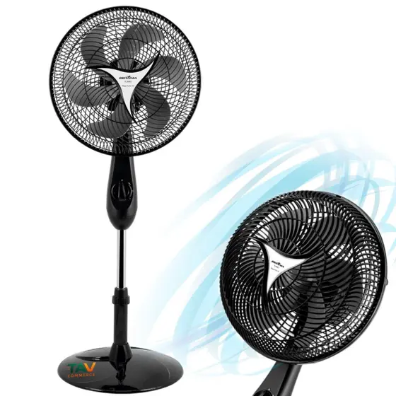 Ventilador de Coluna Britânia Max Force 30cm 6 Pás Potente 75W
