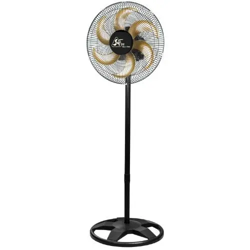 Ventilador de Coluna Venti-Delta Delta Free 40cm 6 Pás Grade de Aço Preto 140W Bivolt