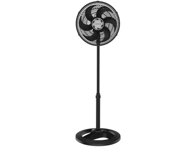 Ventilador de Coluna Ventisol Premium Turbo 30cm 6 Pás Preto