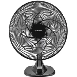 Ventilador de Mesa Ventisol Turbo Premium 40cm 6 Pás Preto 220V