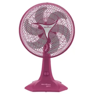 Ventilador de Mesa Britânia Protect 30 SIX 30cm 6 Pás 3 Velocidades Rosa Ventilador de Mesa Britânia Protect 30 SIX 30cm 6 Pás 3 Velocidades Rosa