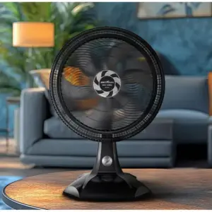 Ventilador de Mesa Britânia 30cm 6 Pás 3 Velocidades Preto BVT301 Ventilador de Mesa Britânia 30cm 6 Pás 3 Velocidades Preto BVT301