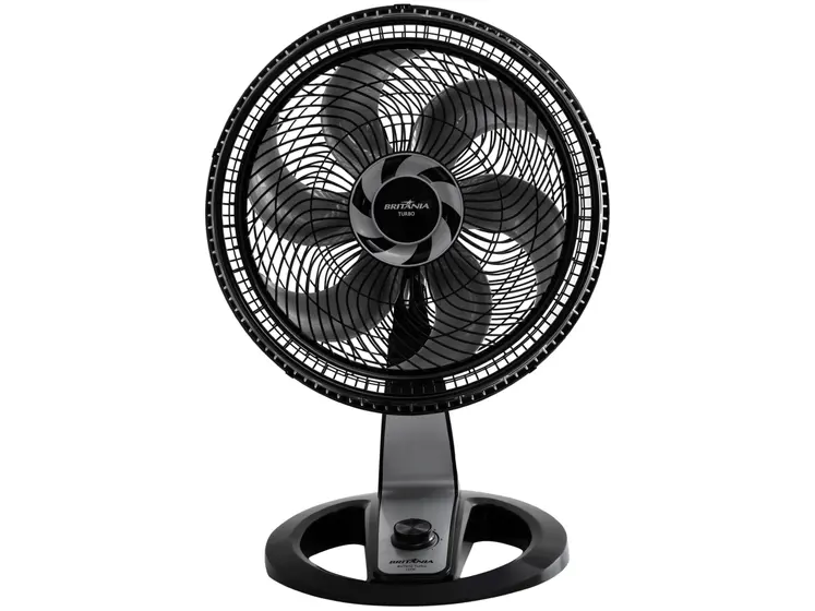 Ventilador de Mesa Britânia Turbo 47.5cm 6 Pás 3 Velocidades BVT410