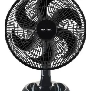 Ventilador de Mesa Ventisol Eco Turbo 30cm 6 Pás Preto 110V