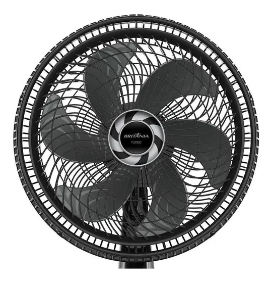 Ventilador de Mesa Fama Turbo 30cm 6 Pás Preto FVT30