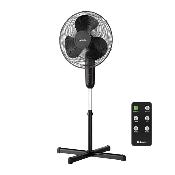 Ventilador de Mesa Holmes Digital 16″ 3 Velocidades com Controle Remoto