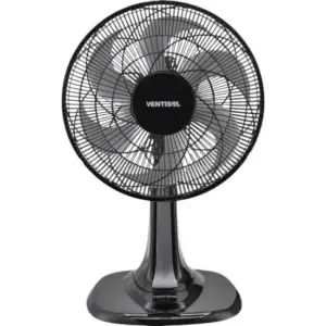Ventilador de Mesa Ventisol Turbo Oscilante 30cm 6 Pás Preto Ventilador de Mesa Ventisol Turbo Oscilante 30cm 6 Pás Preto