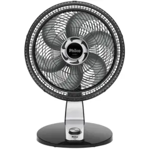 Ventilador de Mesa Philco Turbo 40cm 3 Pás 6 Velocidades Preto PVT400