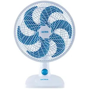 Ventilador de Mesa Mondial Ultra 30cm 6 Pás 3 Velocidades Branco e Azul V-UT-30-01 Ventilador de Mesa Mondial Ultra 30cm 6 Pás 3 Velocidades Branco e Azul V-UT-30-01