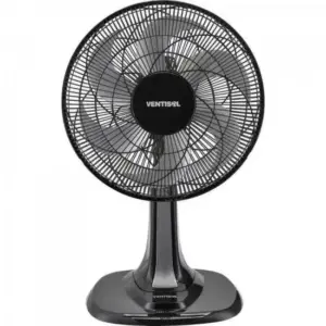 Ventilador de Mesa Ventisol Turbo 6 30cm Preto/Cinza 220V Ventilador de Mesa Ventisol Turbo 6 30cm Preto/Cinza 220V