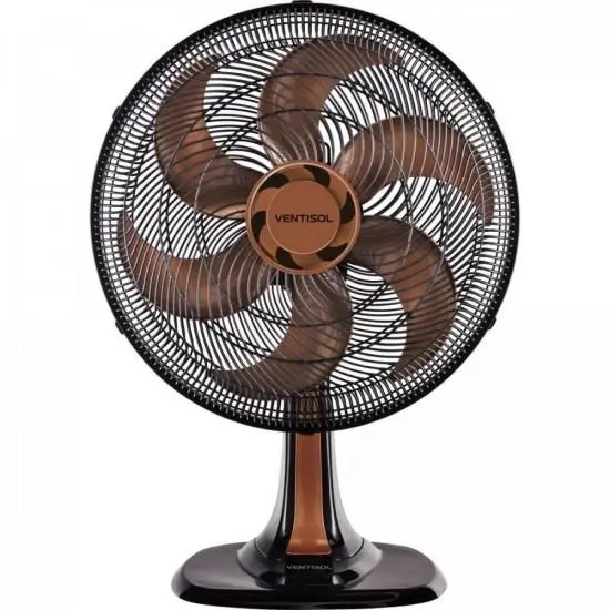 Ventilador de Mesa Ventisol Turbo 6 40cm Bronze 127V