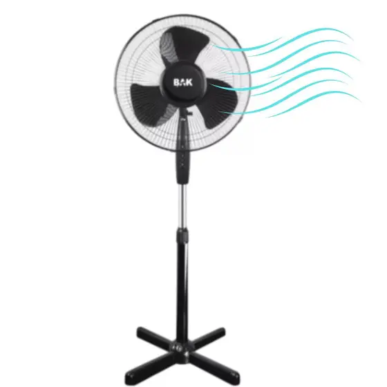 Ventilador de Coluna Bak Silencioso 135cm Preto 45W 127V