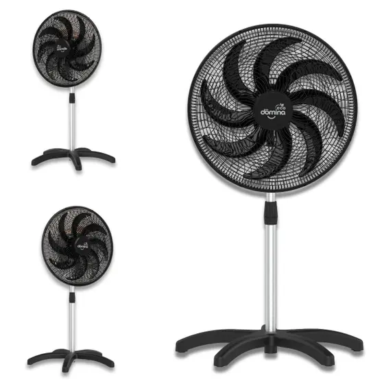 Ventilador de Coluna Dômina Turbo 60cm 8 Pás Silencioso