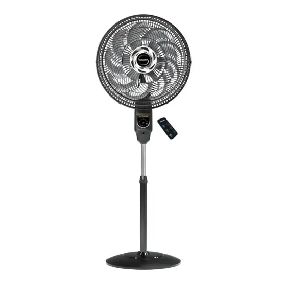 Ventilador de Coluna Mallory Max Control 40cm 15 Pás com Controle Remoto Preto/Grafite 127V