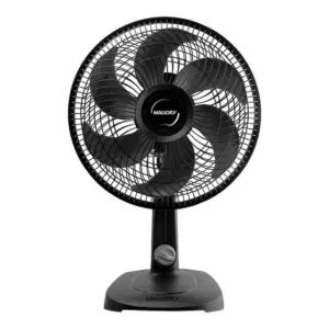 Ventilador de Mesa Mallory Compact 30cm 6 Pás 3 Velocidades Preto 220V