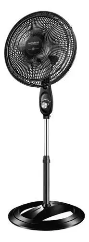 Ventilador de Coluna Mondial 40cm 6 Pás Preto 127V VSP-40C-NB