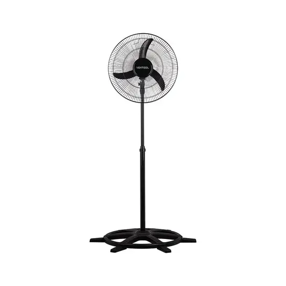 Ventilador de Coluna Ventisol New Oscilante 50cm 3 Pás Preto 127V