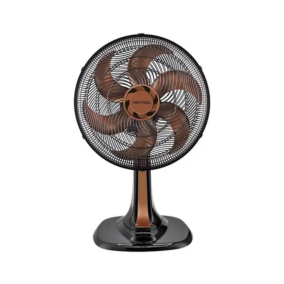 Ventilador de Mesa Ventisol Premium Turbo 30cm 6 Pás Bronze 220V