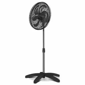 Ventilador de Coluna Dômina Oscilante 50cm Preto 200W Bivolt Ventilador de Coluna Dômina Oscilante 50cm Preto 200W Bivolt