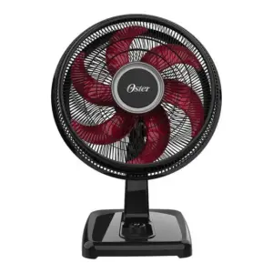 Ventilador de Mesa Oster 40cm Preto com Vermelho 220V OVTR481 Ventilador de Mesa Oster 40cm Preto com Vermelho 220V OVTR481