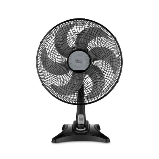 Ventilador de Mesa Multilaser Turbo 40cm 130W Preto 127V VL403