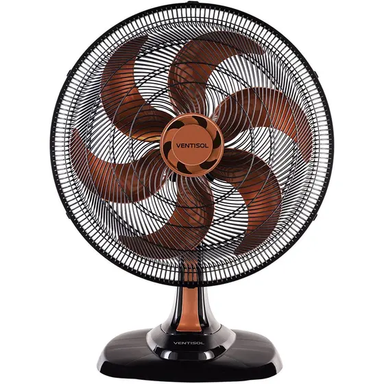 Ventilador de Mesa Ventisol Turbo Premium 50cm 6 Pás 3 Velocidades 135W