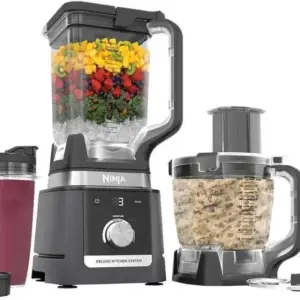 Processador de Alimentos Liquidificador Ninja Deluxe Kitchen 3 em 1 CO905KS