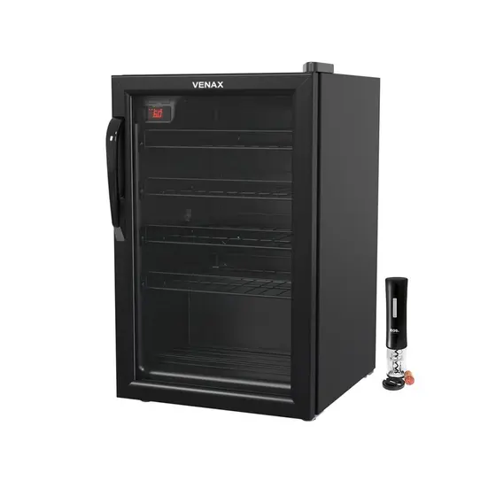 Adega Climatizada Venax 24 Garrafas 82L com Abridor Elétrico Preto 220V NGV-100