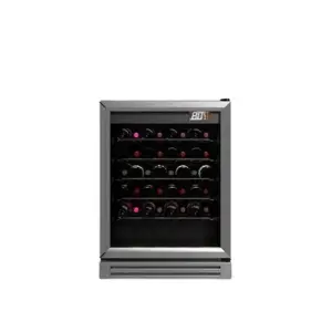 Adega Climatizada Almax Premium 46 Garrafas Inox Porta Esquerda 127V AVS135VY103