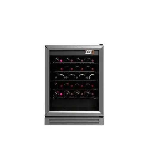 Adega Climatizada Almax Premium 46 Garrafas Inox Porta Esquerda 127V AVS135VY103